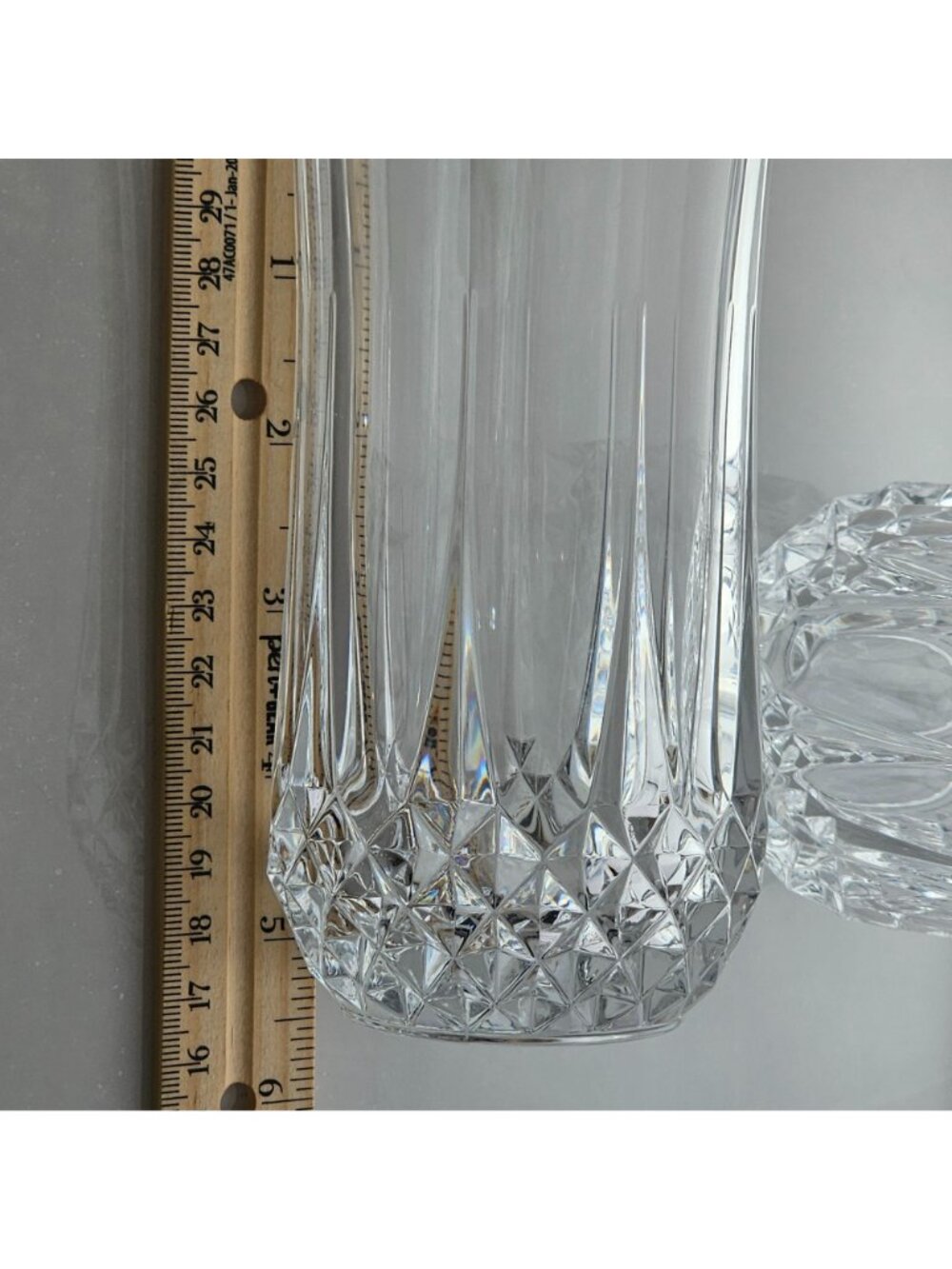 2 Cristal d'Arques Longchamp Tumbler 5.25" Ice tea glasses vtg fine cut crystal - Picture 8 of 9